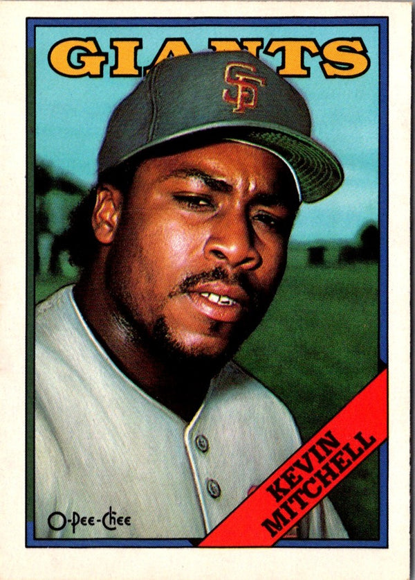 1988 O-Pee-Chee Kevin Mitchell #387