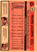 1981 O-Pee-Chee Frank LaCorte