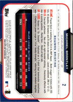 2015 Bowman Chrome Michael Brantley #2