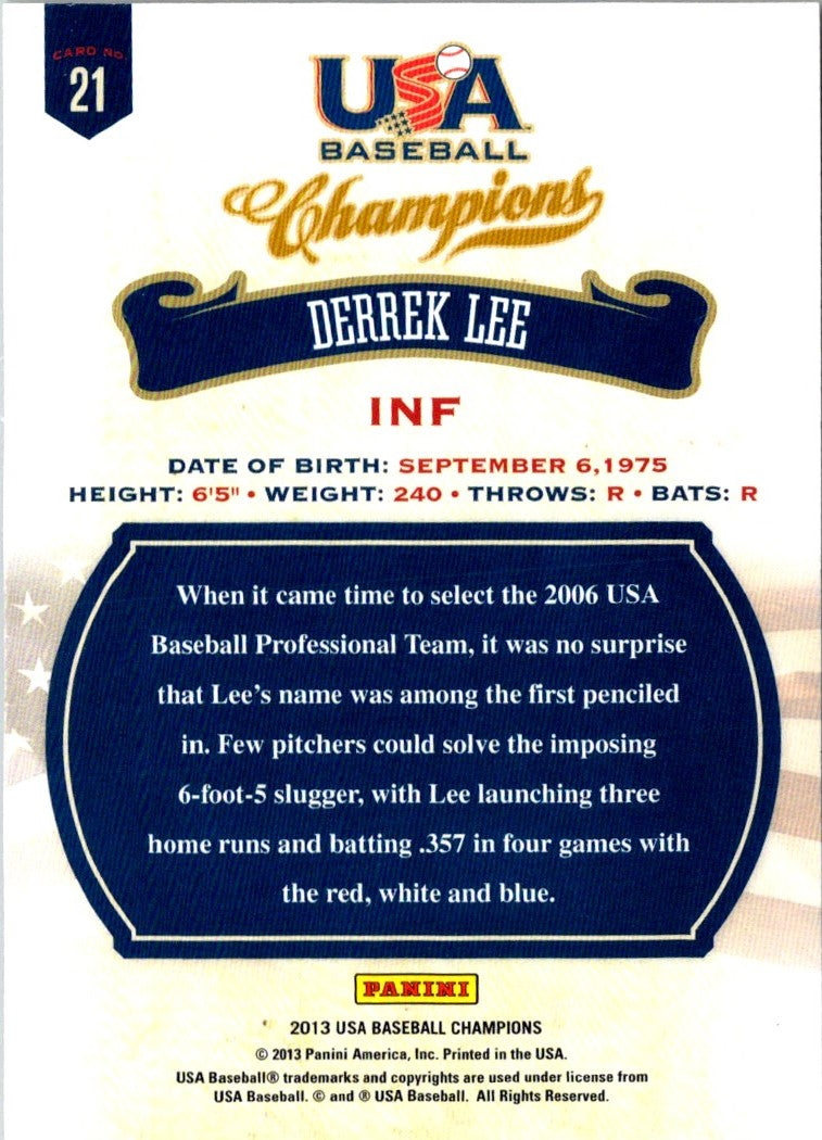 2013 Panini USA Champions Derrek Lee