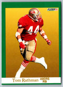 1991 Fleer Tom Rathman