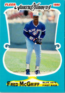 1990 Fleer Award Winners Fred McGriff