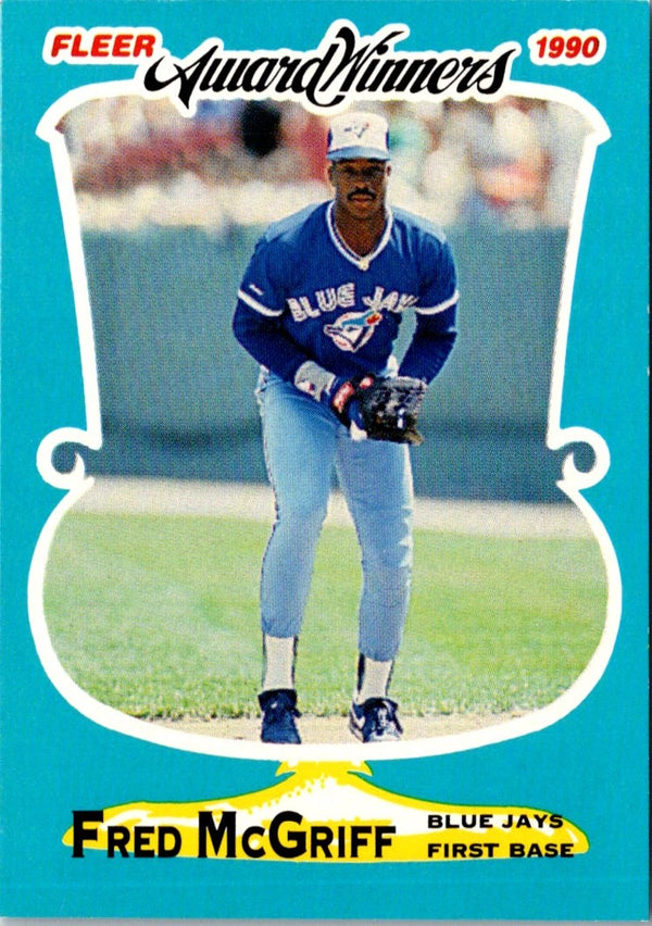 1990 Fleer Award Winners Fred McGriff #22