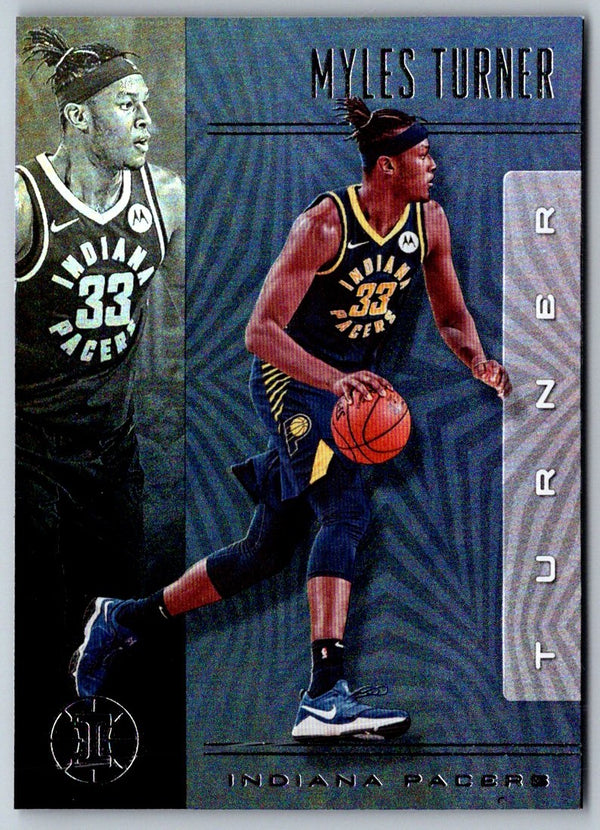 2019 Panini Absolute Memorabilia Veteran Tools of the Trade Level 1 Myles Turner #VT-MTN