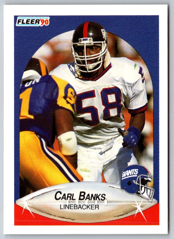 1990 Fleer Carl Banks #63