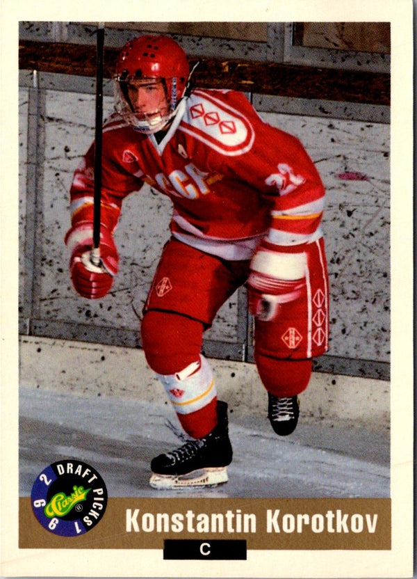 1992 Classic Draft Picks Konstantin Korotkov #56