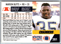 1991 Pro Set Marion Butts #209