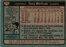 1980 Topps Terry Whitfield