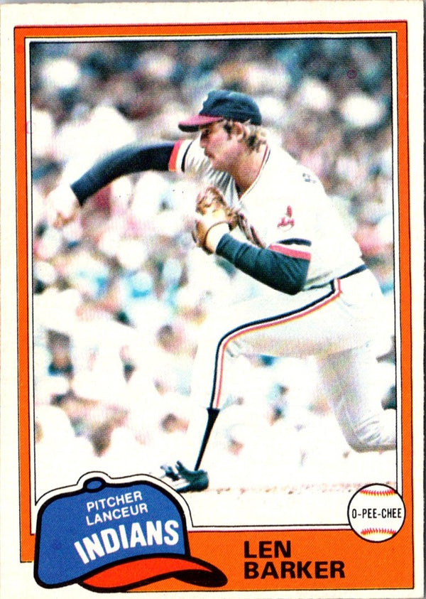 1981 O-Pee-Chee Len Barker #3