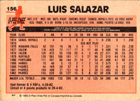 1983 O-Pee-Chee Luis Salazar #156