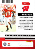 2021 Panini Contenders Draft Picks Russell Wilson #3