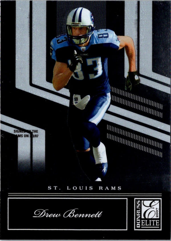 2007 Donruss Elite Drew Bennett #95