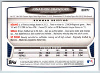 2014 Bowman Jonathon Crawford #BDPP7