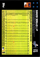2007 Topps Updates & Highlights David Wells #UH15