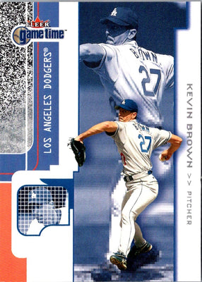 2001 Fleer Game Time Kevin Brown #27