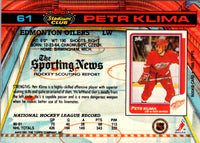 1991 Stadium Club Petr Klima #61