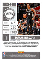 2019 Panini Contenders DeMar DeRozan #25