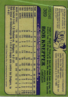 1982 O-Pee-Chee Bob Knepper #389