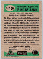 1991 Bowman Football Mike Bellamy #400
