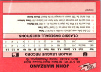 1988 Classic Red John Marzano #189