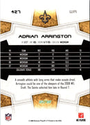 2008 Score Super Bowl XLIII Adrian Arrington