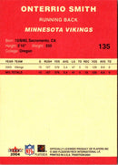 2004 Fleer Tradition Onterrio Smith