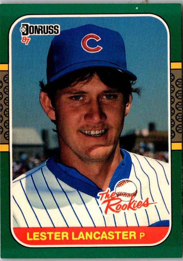 1987 Donruss The Rookies Les Lancaster #10