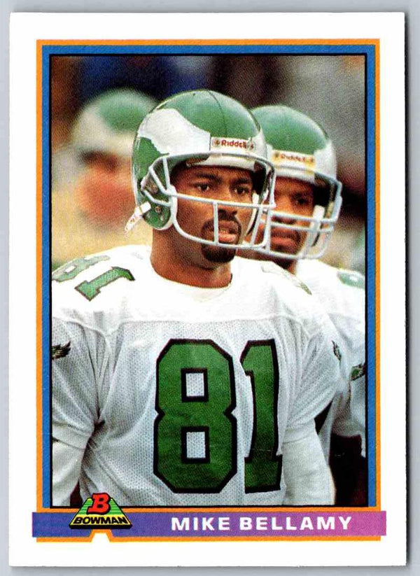 1991 Bowman Football Mike Bellamy #400