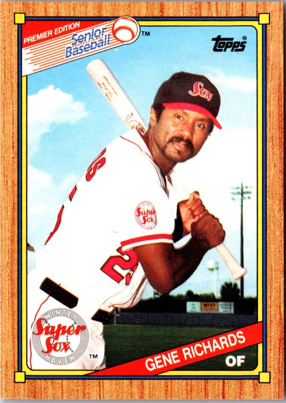 1989 Topps Senior League Gene Richards #63