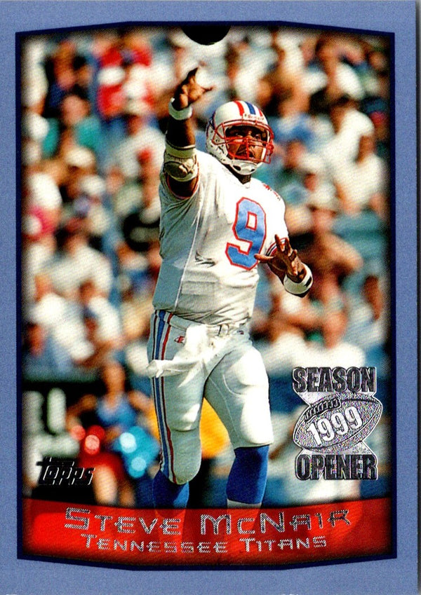 1999 Topps Season Opener Steve McNair #26