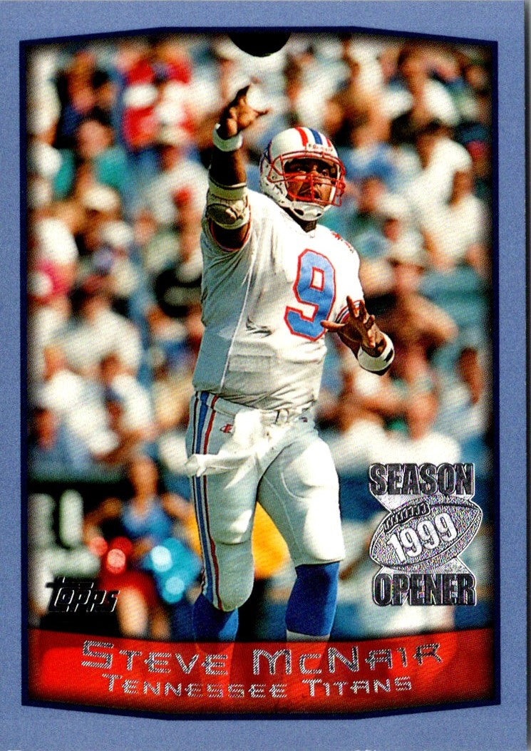 1999 Topps Season Opener Steve McNair