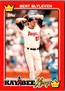 1990 Topps Kay-Bee Kings of Baseball Bert Blyleven