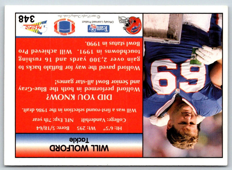 1992 Pacific Will Wolford