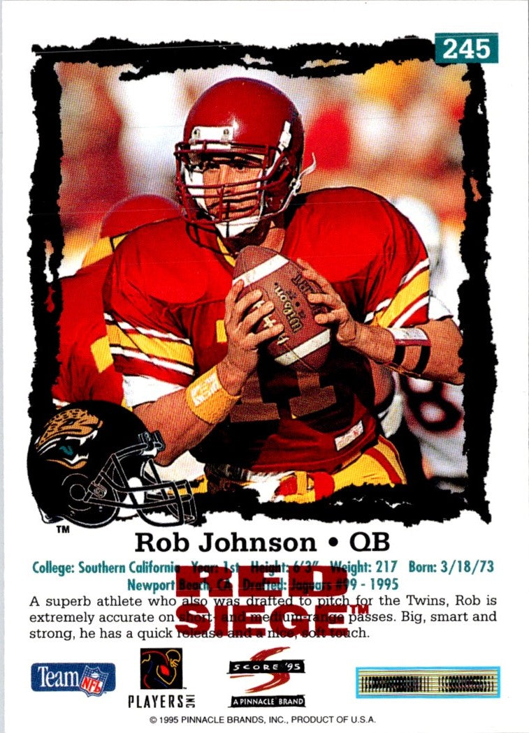 1995 Score Rob Johnson