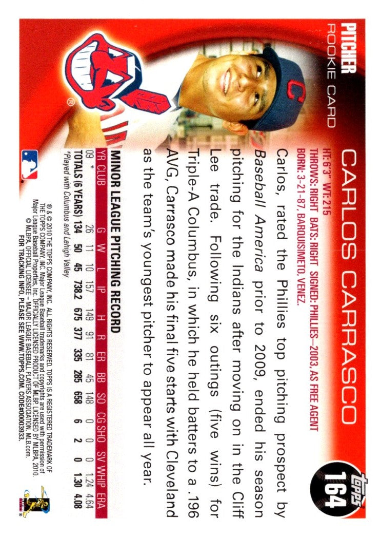 2010 Topps Carlos Carrasco