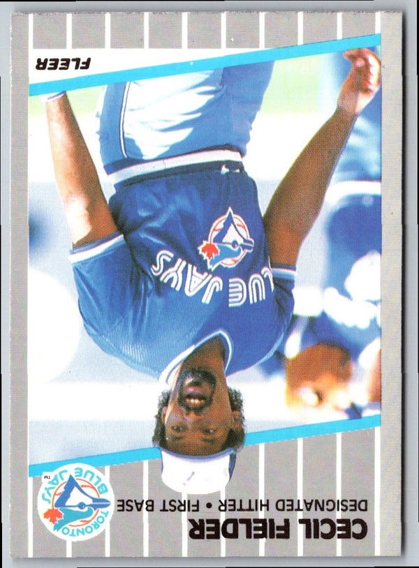 1989 Fleer Cecil Fielder #232