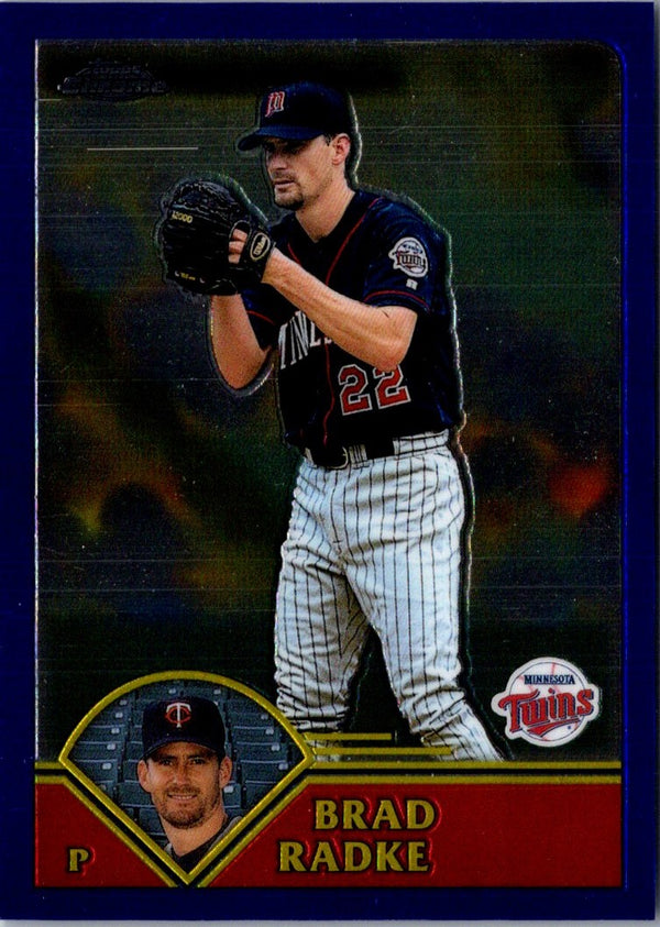 2003 Topps Chrome Brad Radke #270