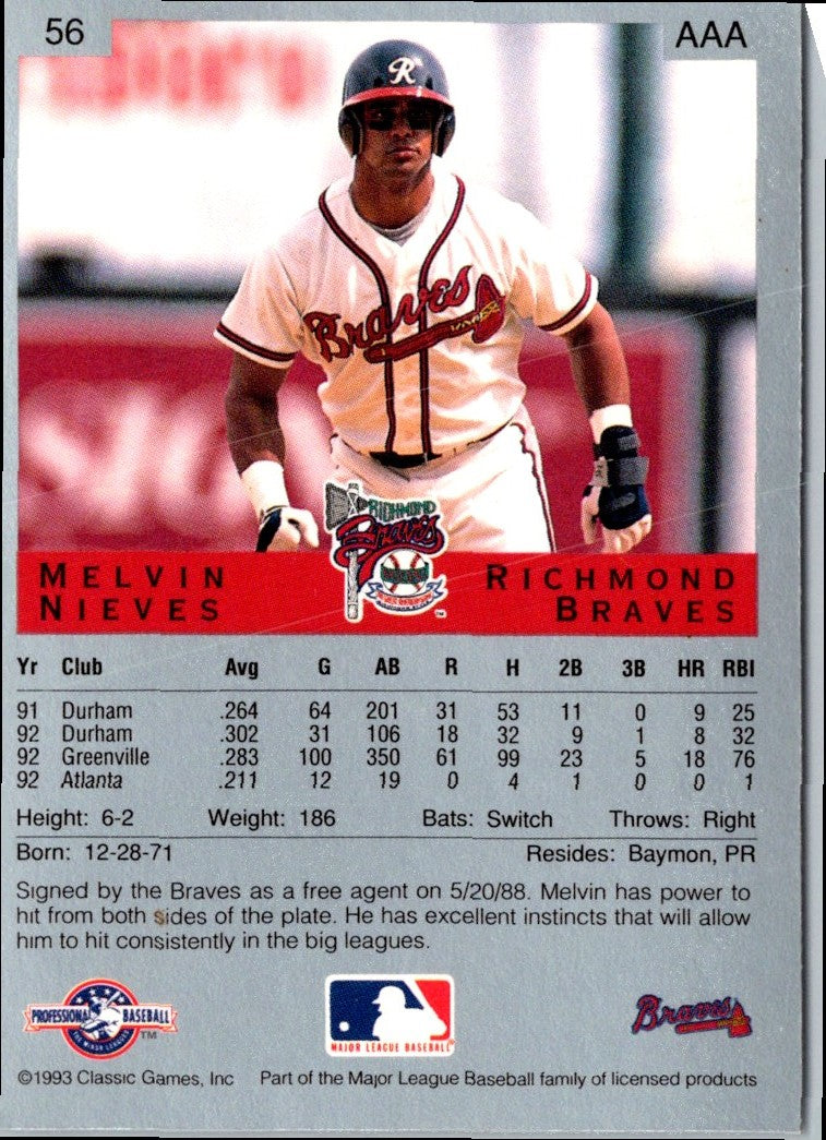 1993 Classic Best Melvin Nieves