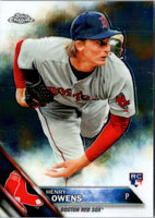 2016 Topps Chrome Henry Owens #133 Rookie