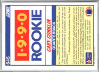 1990 Score Cary Conklin #645 Rookie
