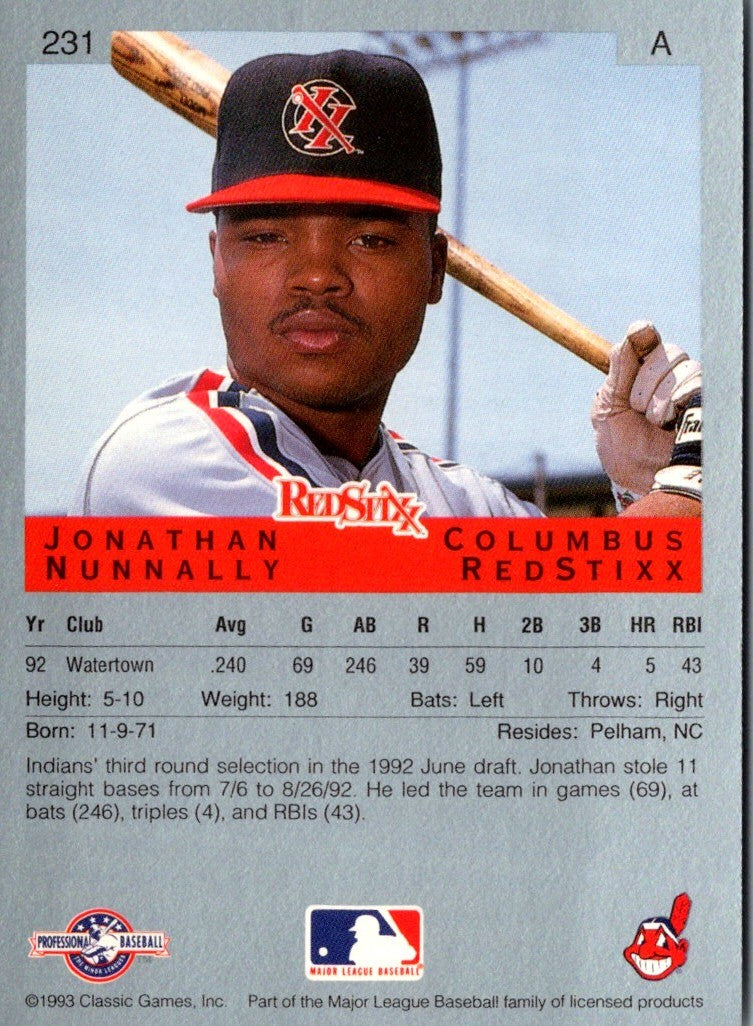 1993 Classic Best Jon Nunnally