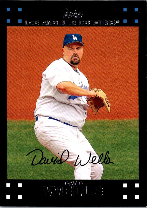 2007 Topps Updates & Highlights David Wells #UH15