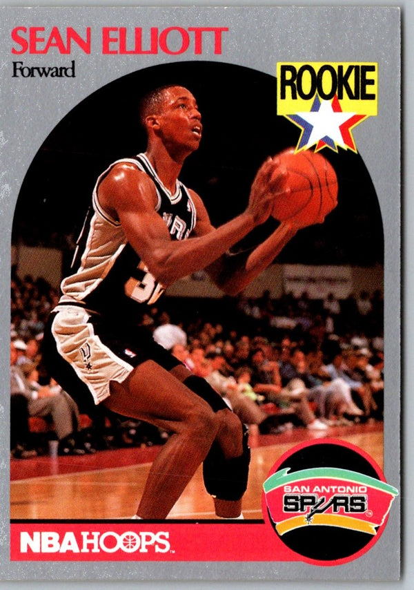 1990 Hoops Sean Elliott #267 Rookie