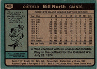 1980 Topps Bill North #408