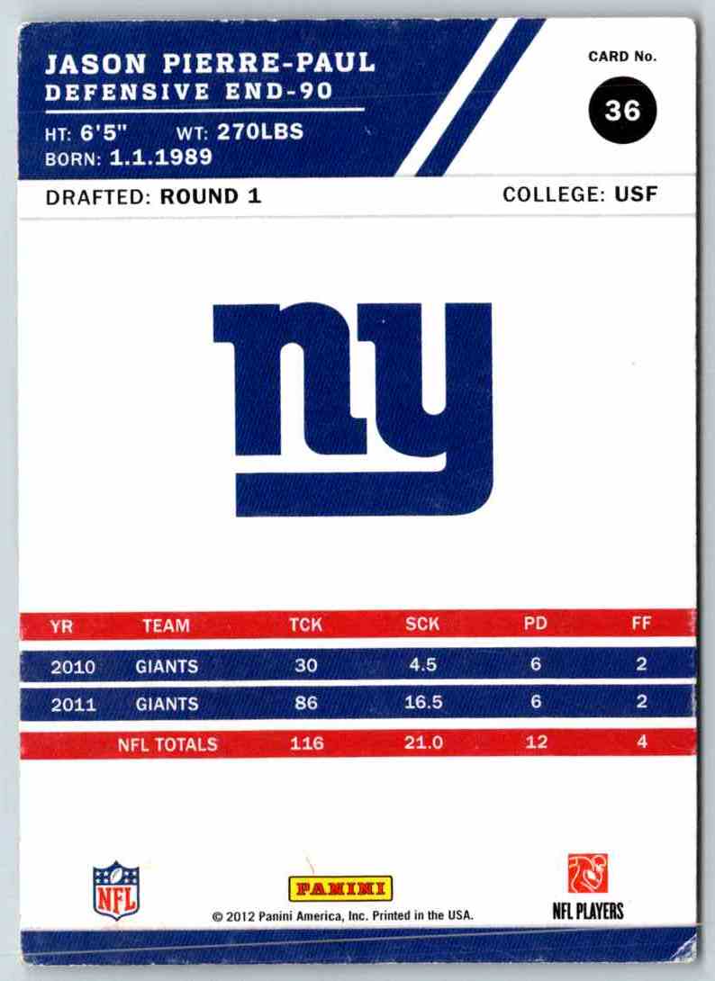 2012 Score Jason Pierre-Paul