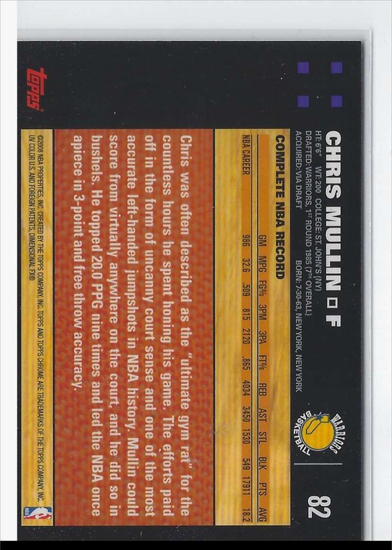 2007 Topps Chrome Chris Mullin