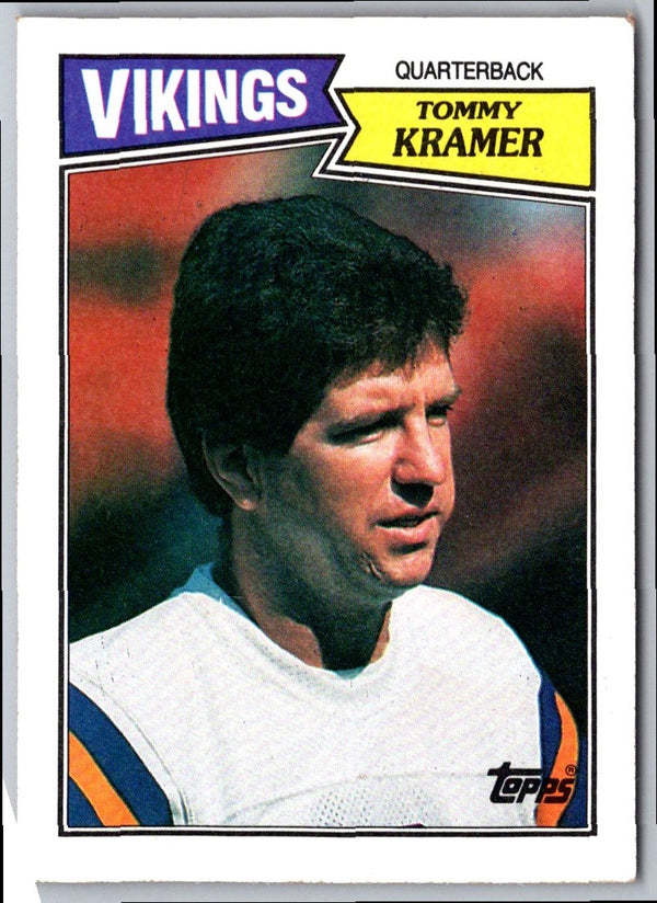 1987 Topps American/UK Tommy Kramer #47