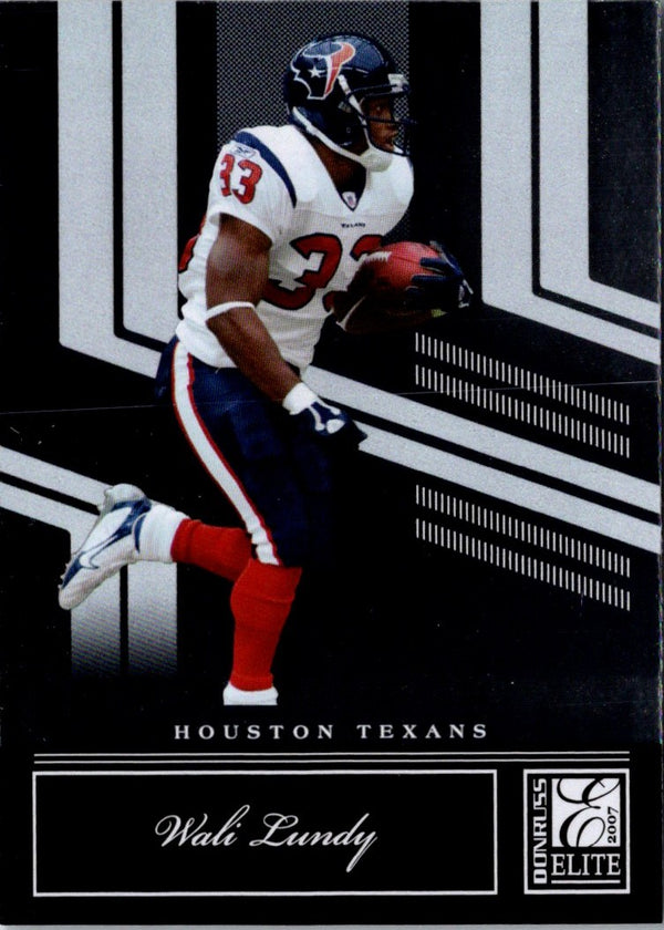 2007 Donruss Elite Wali Lundy #41