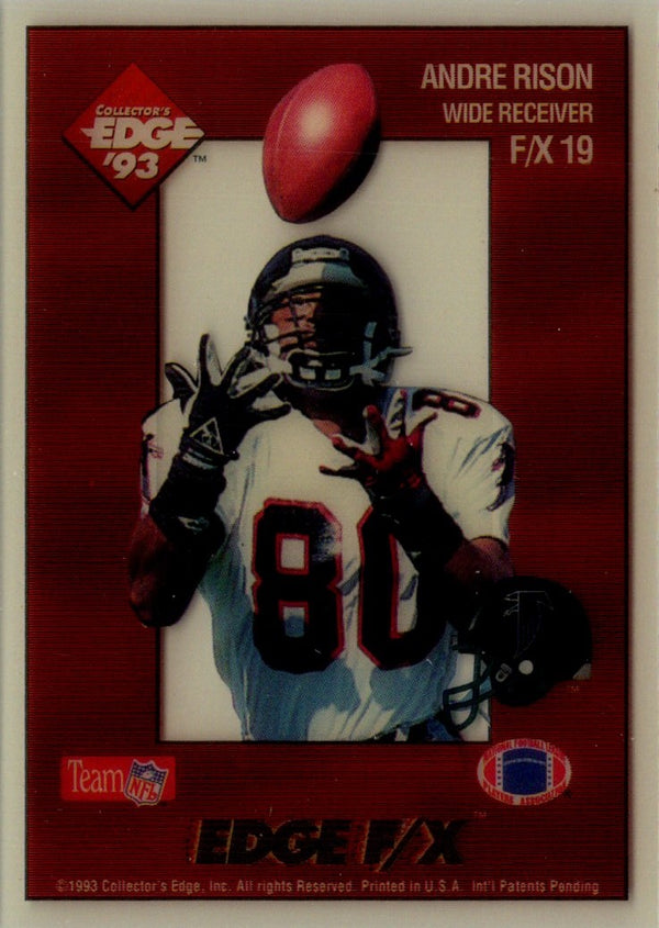 1993 Collector's Edge Rookies FX Andre Rison #F/X19