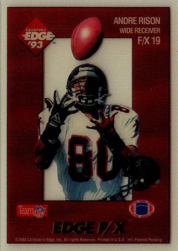 1993 Collector's Edge Rookies FX Andre Rison #F/X19